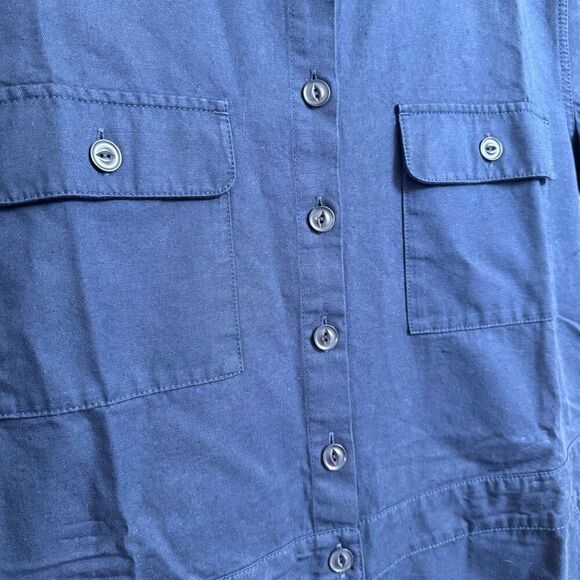 Outerknown S.E.A. Suit Utility Dark Navy Short Sleeve Jumpsuit Medium NWT - Picture 6 of 11